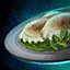 Plate of Clear Truffle and Cilantro Ravioli.png