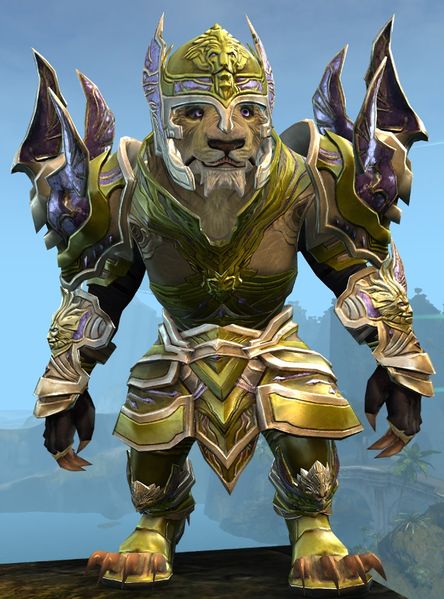 File:Ardent Glorious armor (heavy) charr male front.jpg