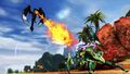 Skyscale's fireball attack in Guild Wars 2: Secrets of the Obscure.