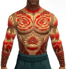 Fire Bloom Tattoo Chest.jpg