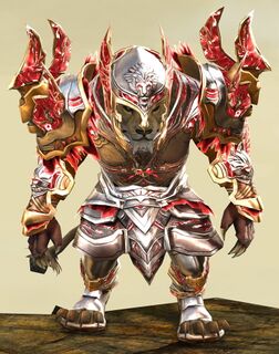 Mistforged Glorious Hero's armor (heavy) charr male front.jpg