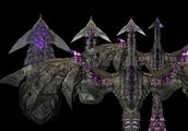 Size comparison of Kralkatorrik's four models (from left to right: Beast of War, The Crystal Dragon, Dragonfall (edited head/wing), and The End).