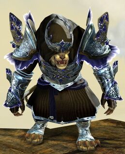 Mistforged Glorious Hero's armor (light) charr male front.jpg