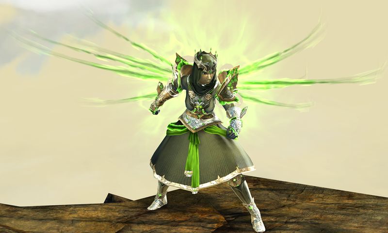 File:Mistforged Glorious Hero's armor (light) sylvari female front in combat.jpg